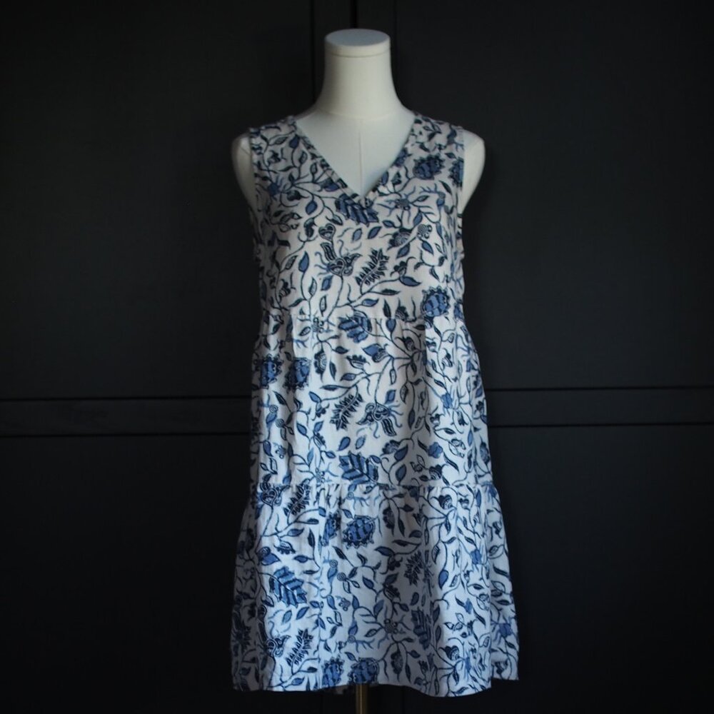 Rachel Zoe | Linen Sleeveless Floral Dress